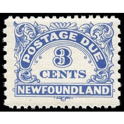 newfoundland stamp j3a postage due stamps 3 1949