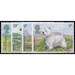 great britain stamp 851 4 british dogs 1979