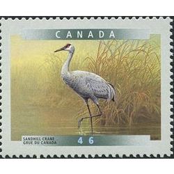 canada stamp 1773 sandhill crane 46 1999