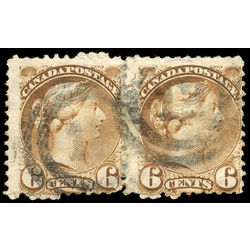 canada stamp 39 queen victoria 6 1872 u vg 009
