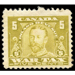 canada revenue stamp fwt11 george v war tax 5 1920