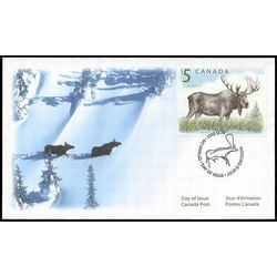 canada stamp 1693 moose 5 2003 FDC