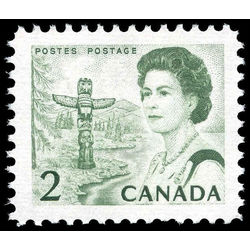 canada stamp 455iii queen elizabeth ii pacific totem 2 1967