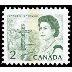 canada stamp 455pii queen elizabeth ii pacific totem 2 1972