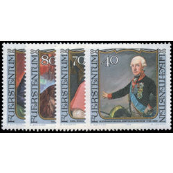 liechtenstein stamp 775 8 paintings 1984