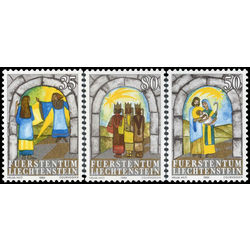 liechtenstein stamp 801 3 christmas 1984