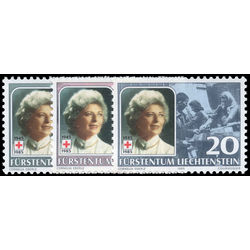 liechtenstein stamp 813 5 princess gina president of national red cross 1985