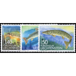 liechtenstein stamp 904 6 fishes 1989