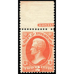 us stamp o officials o16 interior 2 1873 m 001