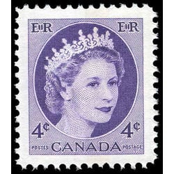canada stamp 340p queen elizabeth ii 4 1962