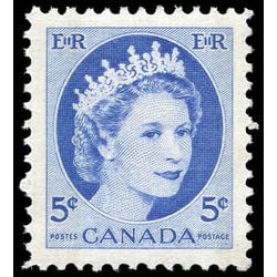 canada stamp 341p queen elizabeth ii 5 1962