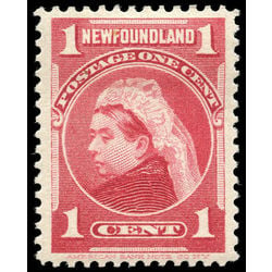 newfoundland stamp 79 queen victoria 1 1897