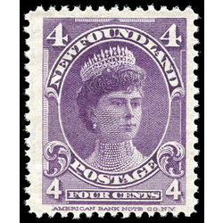 newfoundland stamp 84 duchess of york 4 1901 m vfnh 003