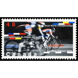 canada stamp 1998 cyclists 48 2003