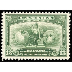 canada stamp 194 britannia 13 1932