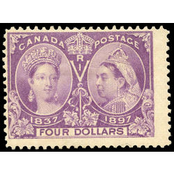 canada stamp 64 queen victoria diamond jubilee 4 1897 M FOG 016
