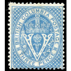 british columbia vancouver island stamp 7 seal of british columbia 3d 1865 m fog 009