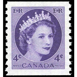 canada stamp 347 queen elizabeth ii 4 1954