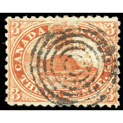 canada stamp 12 beaver 3d 1859 u vf 007