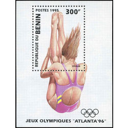 benin stamp 740 1996 summer olympics atlanta 1995