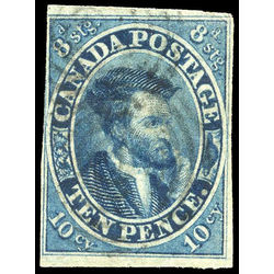 canada stamp 7 jacques cartier 10d 1855 u f vf 013