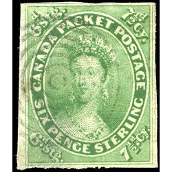 canada stamp 9 queen victoria 7 d 1857 u f vf 006