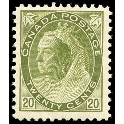 canada stamp 84 queen victoria 20 1900 m f vfnh 009