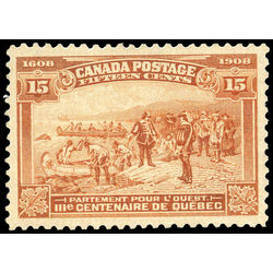 canada stamp 102 champlain s departure 15 1908 m vfnh 011