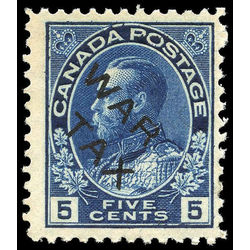 canada stamp mr war tax mr2b war tax 5 1915 m f ng 007