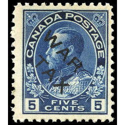 canada stamp mr war tax mr2b war tax 5 1915 m f ng 008