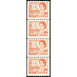 canada stamp 468a queen elizabeth ii 6 1969 M VFNH STRIP 4