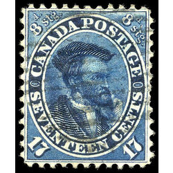 canada stamp 19 jacques cartier 17 1859 u vf 005