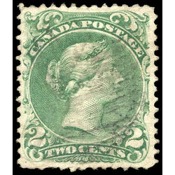 canada stamp 24 queen victoria 2 1868 u vf 015