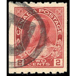canada stamp 124 king george v 2 1913 u vf 002