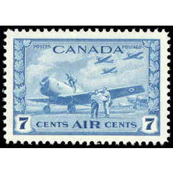 canada stamp c air mail c8 british commonwealth air training plan 7 1943