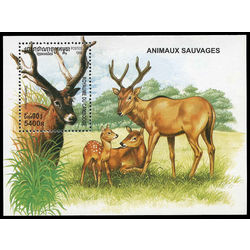 cambodia stamp 1916 deer 1999