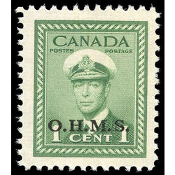 canada stamp o official o1 king george vi war issue 1 1949
