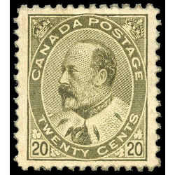 canada stamp 94 edward vii 20 1904 m vf 008