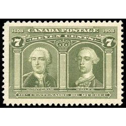 canada stamp 100 montcalm wolfe 7 1908 m vf 011