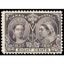 canada stamp 56 queen victoria diamond jubilee 8 1897 M F 006
