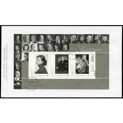 canada stamp 2271 art canada yousuf karsh 2008 FDC