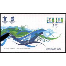 canada stamp 2307a vancouver 2010 emblem p 2009 fdc 001