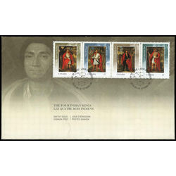 canada stamp 2383a four indian kings 2010 FDC