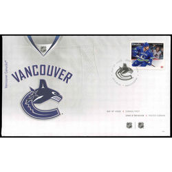 canada stamp 2670 vancouver canucks 63 2013 FDC