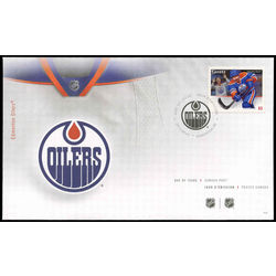canada stamp 2672 edmonton oilers 63 2013 FDC