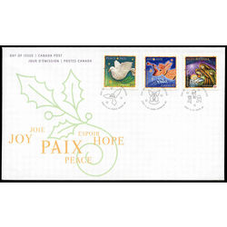 canada stamp 2240 hope nativity scene 2007 FDC