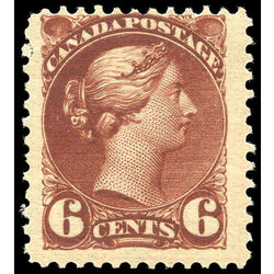 canada stamp 43a queen victoria 6 1890 M F 002