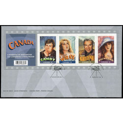 canada stamp 2153 canadians in hollywood 2 04 2006 FDC
