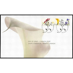canada stamp 2072 red calla lily 50 2004 FDC
