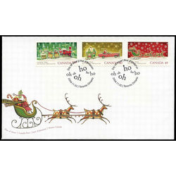 canada stamp 2069 santa on his sled 49 2004 FDC